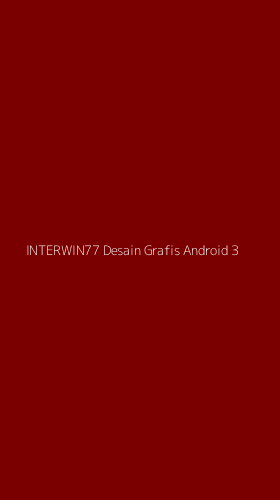 Tampilan Antarmuka Aplikasi Interwin77 Desain Grafis Android - 3
