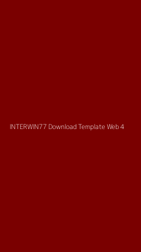 Tampilan Antarmuka Aplikasi Interwin77 Download Template Web - 4