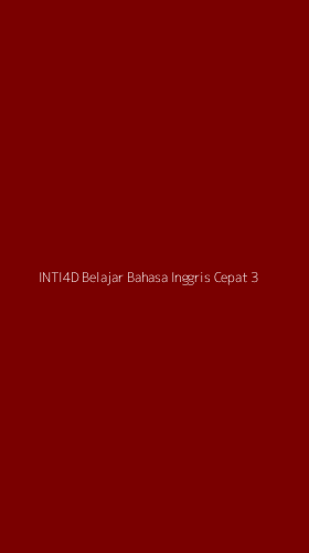 Tampilan Antarmuka Aplikasi Inti4d Belajar Bahasa Inggris Cepat - 3