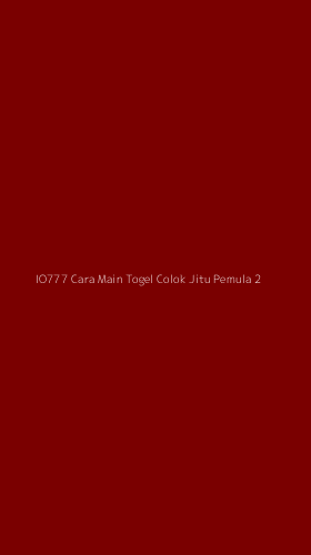 Tampilan Antarmuka Aplikasi Io777 Cara Main Togel Colok Jitu Pemula - 2