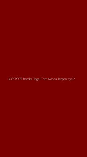 Tampilan Antarmuka Aplikasi Iogsport Bandar Togel Toto Macau Terpercaya - 2