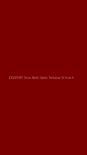 Tampilan Antarmuka Aplikasi Iogsport Situs Multi Game Terbesar Di Asia - 4