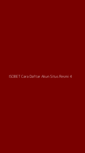 Tampilan Antarmuka Aplikasi Isobet Cara Daftar Akun Situs Resmi - 4