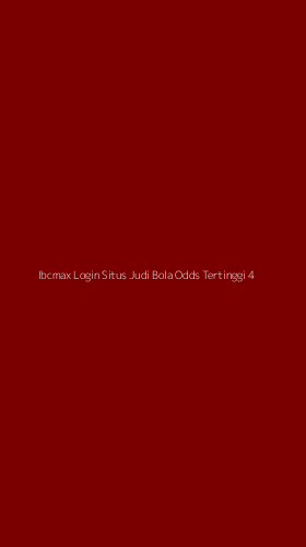 Tampilan Antarmuka Aplikasi Ibcmax Login Situs Judi Bola Odds Tertinggi - 4
