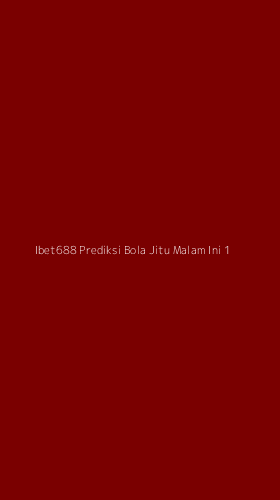 Tampilan Antarmuka Aplikasi Ibet688 Prediksi Bola Jitu Malam Ini - 1