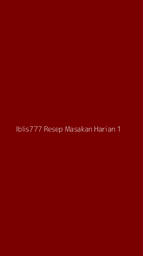 Tampilan Antarmuka Aplikasi Iblis777 Resep Masakan Harian - 1