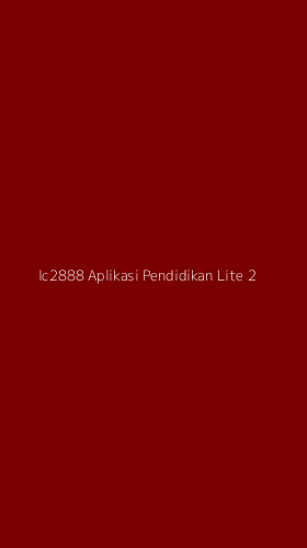 Tampilan Antarmuka Aplikasi Ic2888 Aplikasi Pendidikan Lite - 2