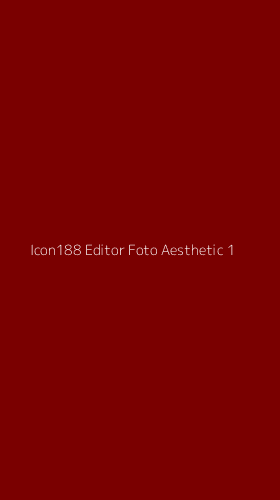 Tampilan Antarmuka Aplikasi Icon188 Editor Foto Aesthetic - 1