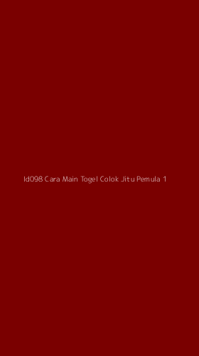 Tampilan Antarmuka Aplikasi Id098 Cara Main Togel Colok Jitu Pemula - 1