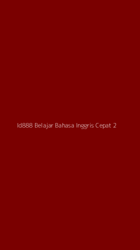 Tampilan Antarmuka Aplikasi Id888 Belajar Bahasa Inggris Cepat - 2