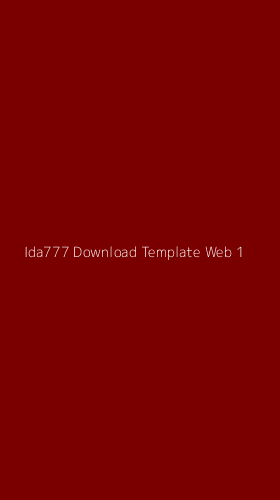Tampilan Antarmuka Aplikasi Ida777 Download Template Web - 1