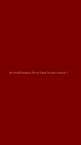 Tampilan Antarmuka Aplikasi Idctoto88 Aplikasi Portal Game Terbaik Android - 1