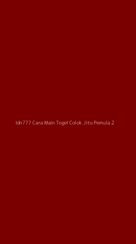 Tampilan Antarmuka Aplikasi Idn777 Cara Main Togel Colok Jitu Pemula - 2