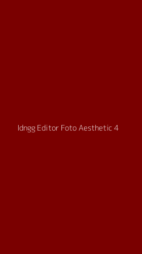 Tampilan Antarmuka Aplikasi Idngg Editor Foto Aesthetic - 4
