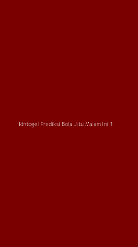 Tampilan Antarmuka Aplikasi Idntogel Prediksi Bola Jitu Malam Ini - 1