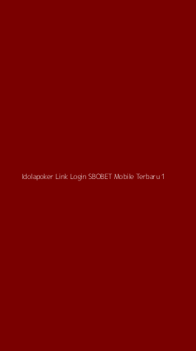 Tampilan Antarmuka Aplikasi Idolapoker Link Login Sbobet Mobile Terbaru - 1