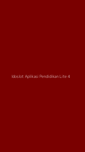 Tampilan Antarmuka Aplikasi Idoslot Aplikasi Pendidikan Lite - 4