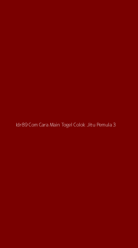 Tampilan Antarmuka Aplikasi Idr89 Com Cara Main Togel Colok Jitu Pemula - 3