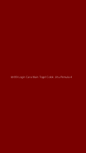 Tampilan Antarmuka Aplikasi Idr89 Login Cara Main Togel Colok Jitu Pemula - 4