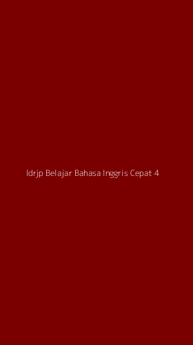 Tampilan Antarmuka Aplikasi Idrjp Belajar Bahasa Inggris Cepat - 4