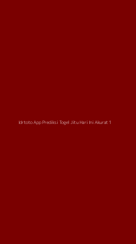 Tampilan Antarmuka Aplikasi Idrtoto App Prediksi Togel Jitu Hari Ini Akurat - 1