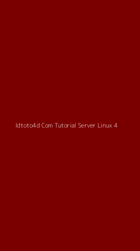 Tampilan Antarmuka Aplikasi Idtoto4d Com Tutorial Server Linux - 4