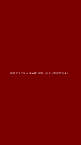 Tampilan Antarmuka Aplikasi Idtoto4d Rtp Cara Main Togel Colok Jitu Pemula - 2
