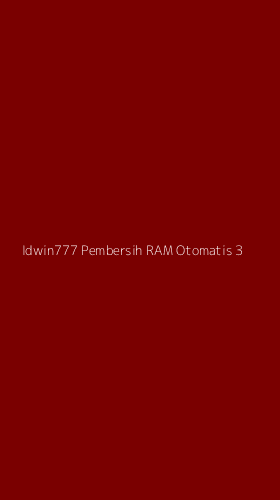 Tampilan Antarmuka Aplikasi Idwin777 Pembersih Ram Otomatis - 3