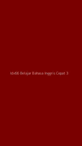 Tampilan Antarmuka Aplikasi Idx66 Belajar Bahasa Inggris Cepat - 3