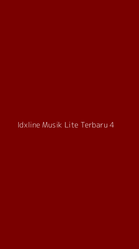 Tampilan Antarmuka Aplikasi Idxline Musik Lite Terbaru - 4