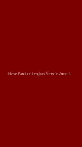 Tampilan Antarmuka Aplikasi Idxtar Panduan Lengkap Bermain Aman - 4