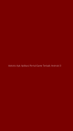 Tampilan Antarmuka Aplikasi Idxtoto Apk Aplikasi Portal Game Terbaik Android - 3