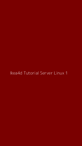 Tampilan Antarmuka Aplikasi Ikea4d Tutorial Server Linux - 1