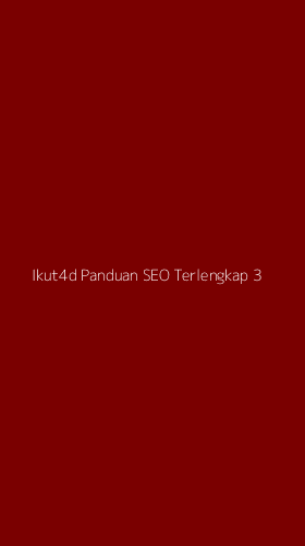 Tampilan Antarmuka Aplikasi Ikut4d Panduan Seo Terlengkap - 3