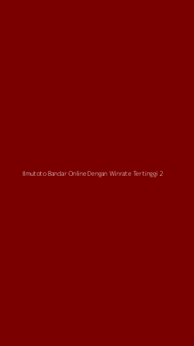 Tampilan Antarmuka Aplikasi Ilmutoto Bandar Online Dengan Winrate Tertinggi - 2