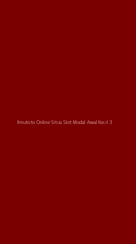 Tampilan Antarmuka Aplikasi Ilmutoto Online Situs Slot Modal Awal Kecil - 3