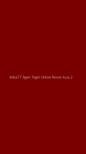 Tampilan Antarmuka Aplikasi Imba77 Agen Togel Online Resmi Asia - 2