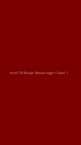 Tampilan Antarmuka Aplikasi Inces138 Belajar Bahasa Inggris Cepat - 1