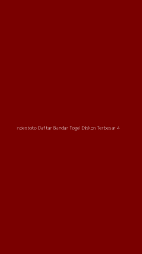 Tampilan Antarmuka Aplikasi Indextoto Daftar Bandar Togel Diskon Terbesar - 4