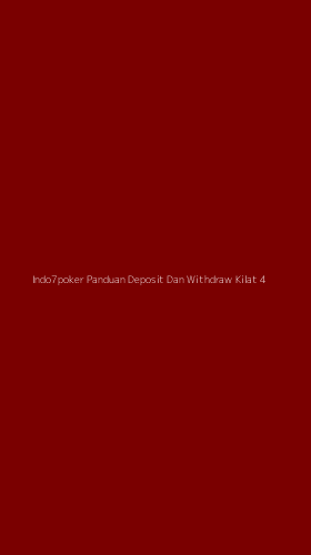 Tampilan Antarmuka Aplikasi Indo7poker Panduan Deposit Dan Withdraw Kilat - 4