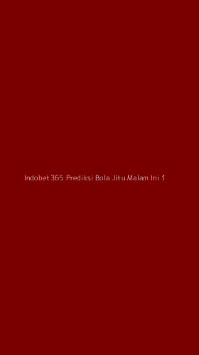 Tampilan Antarmuka Aplikasi Indobet365 Prediksi Bola Jitu Malam Ini - 1