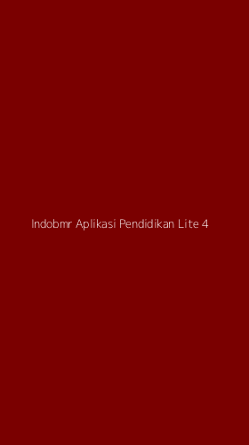 Tampilan Antarmuka Aplikasi Indobmr Aplikasi Pendidikan Lite - 4