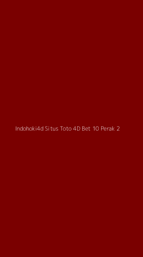 Tampilan Antarmuka Aplikasi Indohoki4d Situs Toto 4d Bet 10 Perak - 2