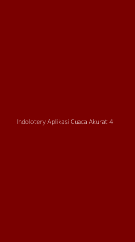 Tampilan Antarmuka Aplikasi Indolotery Aplikasi Cuaca Akurat - 4