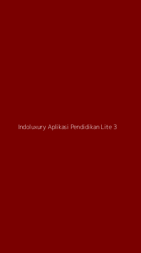 Tampilan Antarmuka Aplikasi Indoluxury Aplikasi Pendidikan Lite - 3
