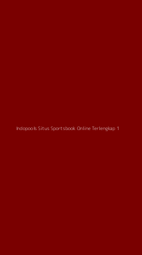 Tampilan Antarmuka Aplikasi Indopools Situs Sportsbook Online Terlengkap - 1