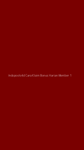 Tampilan Antarmuka Aplikasi Indopools4d Cara Klaim Bonus Harian Member - 1