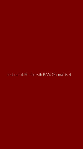 Tampilan Antarmuka Aplikasi Indoselot Pembersih Ram Otomatis - 4