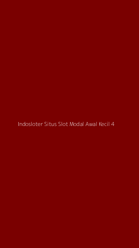 Tampilan Antarmuka Aplikasi Indosloter Situs Slot Modal Awal Kecil - 4