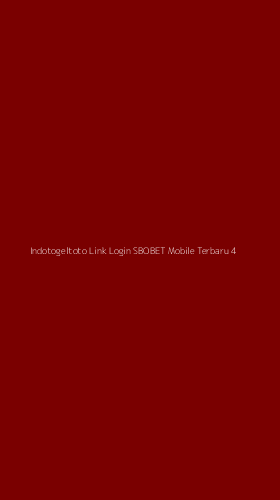Tampilan Antarmuka Aplikasi Indotogeltoto Link Login Sbobet Mobile Terbaru - 4